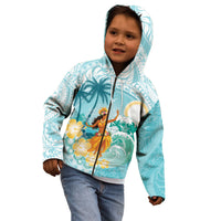 Ura Cook Islands Kid Hoodie Kuki 'Airani Traditional Dance Tropical Vibes LT14 - Polynesian Pride