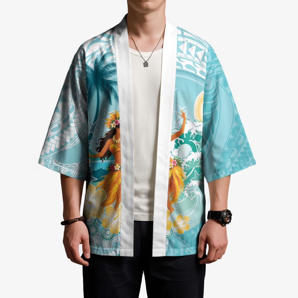 Ura Cook Islands Kimono Kuki 'Airani Traditional Dance Tropical Vibes LT14 - Polynesian Pride