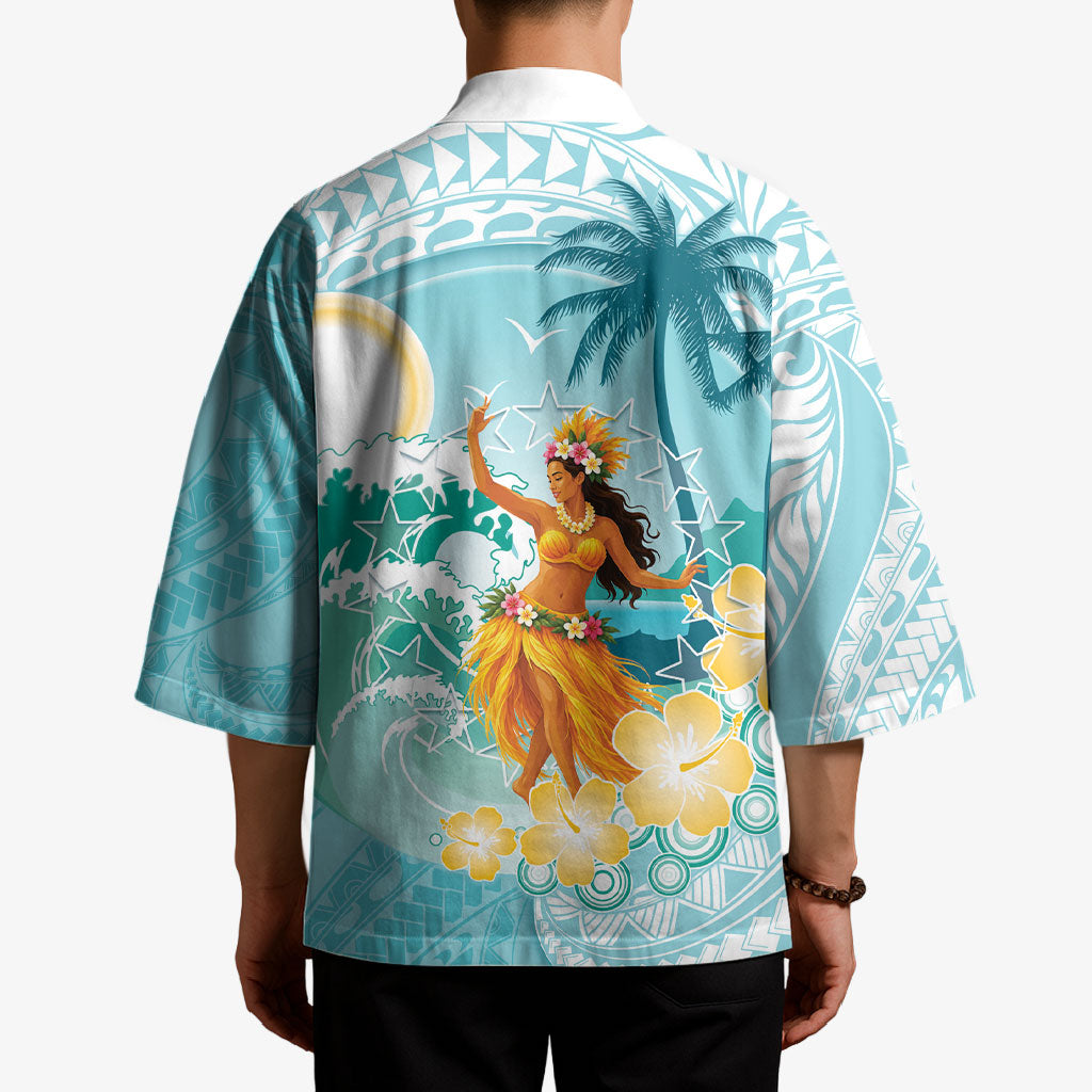 Ura Cook Islands Kimono Kuki 'Airani Traditional Dance Tropical Vibes LT14 - Polynesian Pride