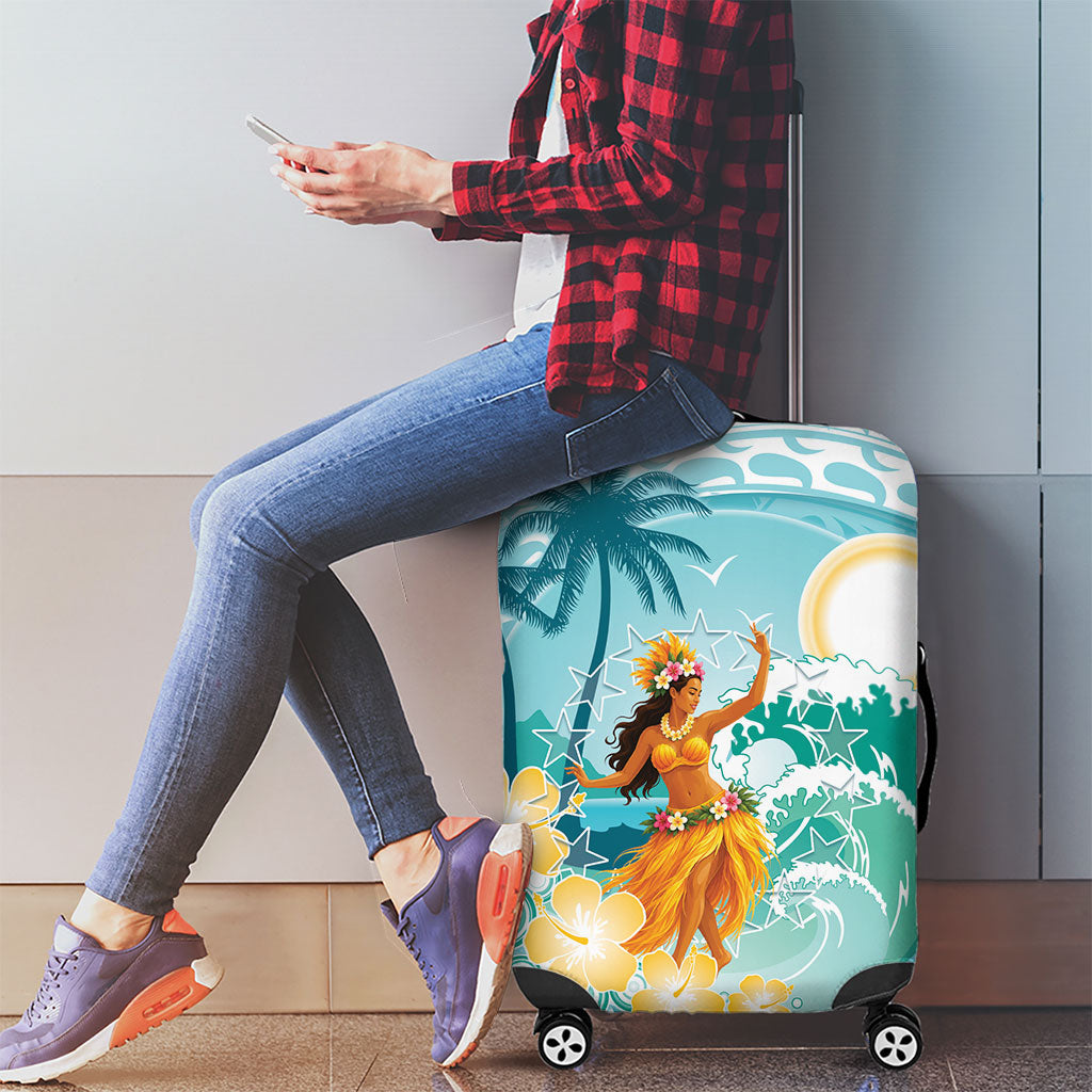 Ura Cook Islands Luggage Cover Kuki 'Airani Traditional Dance Tropical Vibes LT14 - Polynesian Pride
