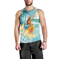 Ura Cook Islands Men Tank Top Kuki 'Airani Traditional Dance Tropical Vibes LT14 - Polynesian Pride