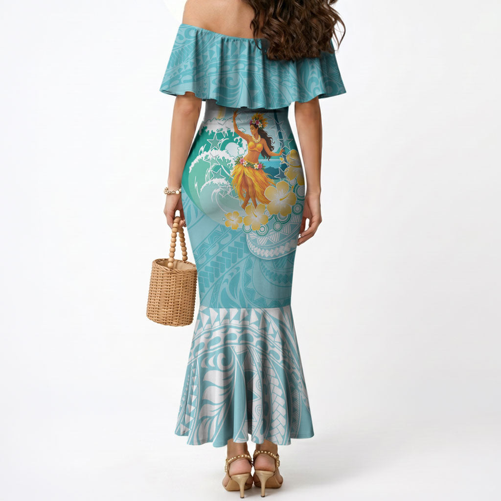 Ura Cook Islands Mermaid Dress Kuki 'Airani Traditional Dance Tropical Vibes LT14 - Polynesian Pride