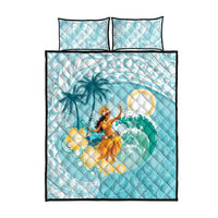 Ura Cook Islands Quilt Bed Set Kuki 'Airani Traditional Dance Tropical Vibes LT14 - Polynesian Pride