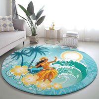 Ura Cook Islands Round Carpet Kuki 'Airani Traditional Dance Tropical Vibes LT14 - Polynesian Pride