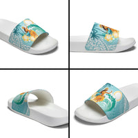 Ura Cook Islands Slide Sandals Kuki 'Airani Traditional Dance Tropical Vibes LT14 - Polynesian Pride
