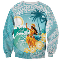 Ura Cook Islands Sweatshirt Kuki 'Airani Traditional Dance Tropical Vibes LT14 - Polynesian Pride
