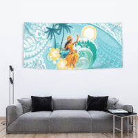 Ura Cook Islands Tapestry Kuki 'Airani Traditional Dance Tropical Vibes LT14 - Polynesian Pride