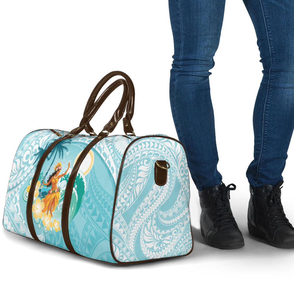 Ura Cook Islands Travel Bag Kuki 'Airani Traditional Dance Tropical Vibes LT14 - Polynesian Pride