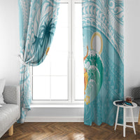 Ura Cook Islands Window Curtain Kuki 'Airani Traditional Dance Tropical Vibes LT14 - Polynesian Pride