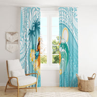 Ura Cook Islands Window Curtain Kuki 'Airani Traditional Dance Tropical Vibes LT14 - Polynesian Pride