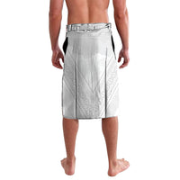 Peniamina Gospel Day Niue Lavalava Cross Dove Hiapo Pattern White LT14 - Polynesian Pride