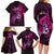 polynesia-breast-cancer-awareness-family-matching-long-sleeve-bodycon-dress-and-hawaiian-shirt-think-pink-polynesian-ribbon-black-version