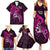 polynesia-breast-cancer-awareness-family-matching-summer-maxi-dress-and-hawaiian-shirt-think-pink-polynesian-ribbon-black-version