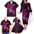 personalised-polynesia-breast-cancer-awareness-family-matching-off-shoulder-long-sleeve-dress-and-hawaiian-shirt-think-pink-polynesian-ribbon-black-version