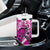 Polynesia Breast Cancer Awareness Tumbler With Handle Think Pink Polynesian Ribbon White Version