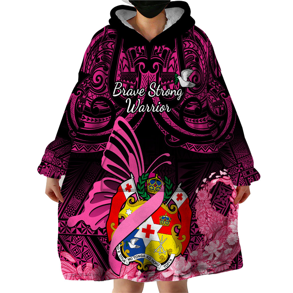presonalised-tonga-breast-cancer-awareness-wearable-blanket-hoodie-pink-ribbon-brave-strong-warrior-tongan-ngatu-pattern