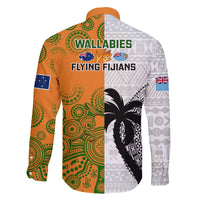 fiji-and-australia-rugby-family-matching-tank-maxi-dress-and-hawaiian-shirt-2023-world-cup-aboriginal-mix-tapa-pattern