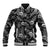 Hawaii Christmas Baseball Jacket Tropical Style With Coat Of Arms LT14 Unisex Black - Polynesian Pride