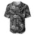 Hawaii Christmas Baseball Jersey Tropical Style With Coat Of Arms LT14 Black - Polynesian Pride