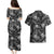 Hawaii Christmas Couples Matching Puletasi Dress and Hawaiian Shirt Tropical Style With Coat Of Arms LT14 - Polynesian Pride