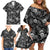 Hawaii Christmas Family Matching Off Shoulder Short Dress and Hawaiian Shirt Tropical Style With Coat Of Arms LT14 - Polynesian Pride