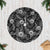 Hawaii Christmas Tree Skirt Tropical Style With Coat Of Arms LT14 Casual Tree Skirts Black - Polynesian Pride