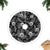 Hawaii Christmas Tree Skirt Tropical Style With Coat Of Arms LT14 Fringed Tree Skirts Black - Polynesian Pride