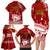 Personalised Tonga King Tupou I Day Family Matching Long Sleeve Bodycon Dress and Hawaiian Shirt Tongan Ngatu Pattern With Crown LT14 - Polynesian Pride