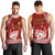 Personalised Tonga King Tupou I Day Men Tank Top Tongan Ngatu Pattern With Crown LT14 - Polynesian Pride