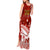 Personalised Tonga King Tupou I Day Tank Maxi Dress Tongan Ngatu Pattern With Crown LT14 - Polynesian Pride