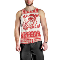 Red Mele Kalikimaka Hawaii Men Tank Top Funny Ho Ho Ho Santa Shaka LT14 - Polynesian Pride