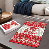 Red Mele Kalikimaka Hawaii Puzzle Funny Ho Ho Ho Santa Shaka LT14 - Polynesian Pride