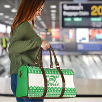 Green Mele Kalikimaka Hawaii Travel Bag Funny Ho Ho Ho Santa Shaka LT14 - Polynesian Pride