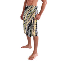 Black Palaka Hawaii Leis Lavalava Hawaiian-plaid Elegant Tropical Vibes - Polynesian Pride