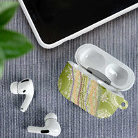 Green Palaka Hawaii Leis AirPods Case Hawaiian-plaid Elegant Tropical Vibes LT14 - Polynesian Pride