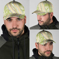 Green Palaka Hawaii Leis Classic Cap Hawaiian-plaid Elegant Tropical Vibes LT14 - Polynesian Pride