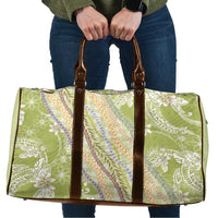 Green Palaka Hawaii Leis Travel Bag Hawaiian-plaid Elegant Tropical Vibes LT14 Green - Polynesian Pride