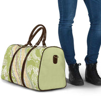 Green Palaka Hawaii Leis Travel Bag Hawaiian-plaid Elegant Tropical Vibes LT14 - Polynesian Pride