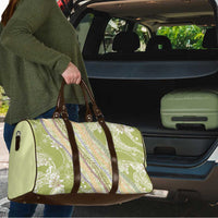 Green Palaka Hawaii Leis Travel Bag Hawaiian-plaid Elegant Tropical Vibes LT14 - Polynesian Pride