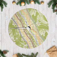 Green Palaka Hawaii Leis Tree Skirt Hawaiian-plaid Elegant Tropical Vibes LT14 Casual Green - Polynesian Pride