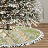 Green Palaka Hawaii Leis Tree Skirt Hawaiian-plaid Elegant Tropical Vibes LT14 - Polynesian Pride