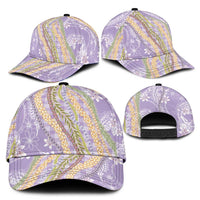 Purple Palaka Hawaii Leis Classic Cap Hawaiian-plaid Elegant Tropical Vibes LT14 - Polynesian Pride