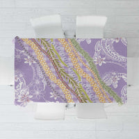 Purple Palaka Hawaii Leis Tablecloth Hawaiian-plaid Elegant Tropical Vibes LT14 Purple - Polynesian Pride