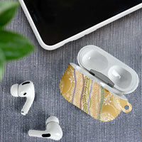 Yellow Palaka Hawaii Leis AirPods Case Hawaiian-plaid Elegant Tropical Vibes LT14 - Polynesian Pride