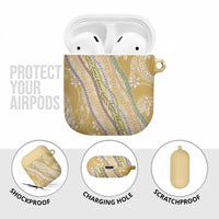Yellow Palaka Hawaii Leis AirPods Case Hawaiian-plaid Elegant Tropical Vibes LT14 - Polynesian Pride