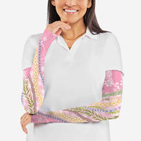 Pink Palaka Hawaii Leis Arm Sleeves Hawaiian-plaid Elegant Tropical Vibes LT14 - Polynesian Pride