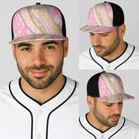 Pink Palaka Hawaii Leis Baseball Net Cap Hawaiian-plaid Elegant Tropical Vibes LT14 - Polynesian Pride