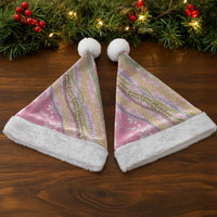 Pink Palaka Hawaii Leis Christmas Santa Hat Hawaiian-plaid Elegant Tropical Vibes LT14 - Polynesian Pride