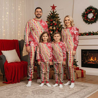 Red Palaka Hawaii Leis Christmas Pajama Set Hawaiian-plaid Elegant Tropical Vibes LT14 - Polynesian Pride