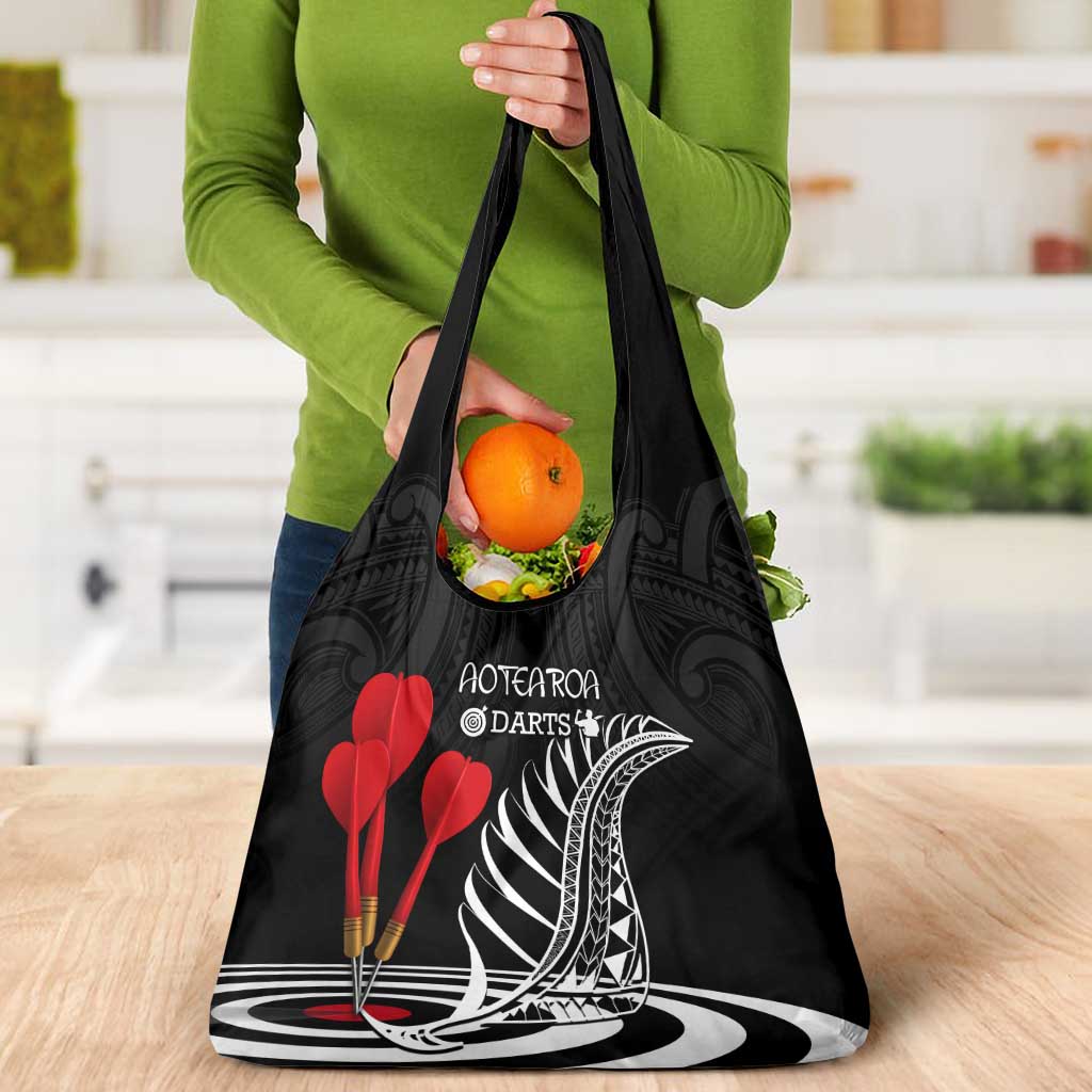 New Zealand Darts Grocery Bag Aotearoa Maori Fern Bring It On LT14 - Polynesian Pride